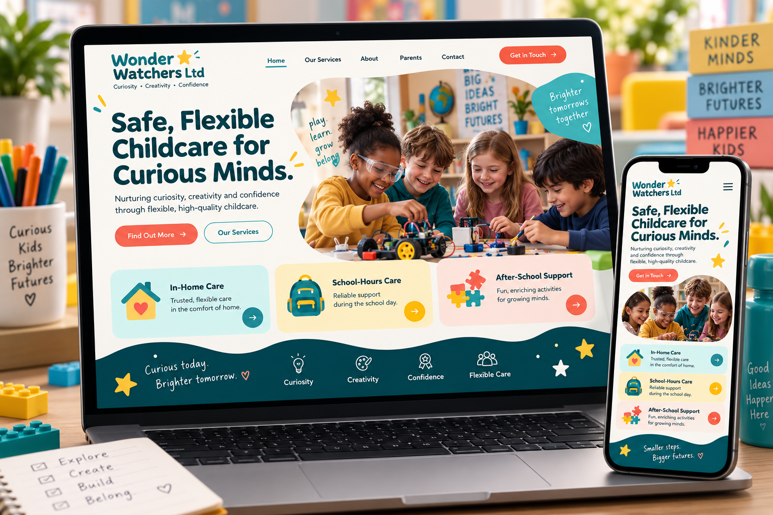 Wonder Watchers Ltd website project preview
