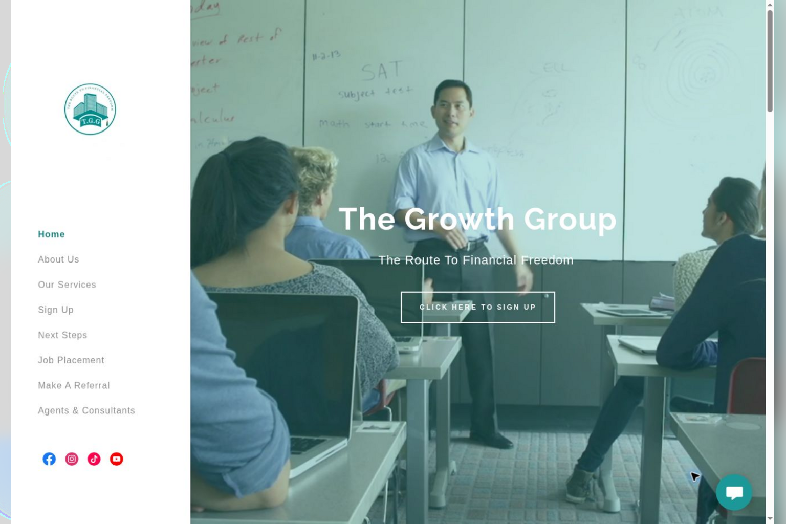 The Growth Group website project preview